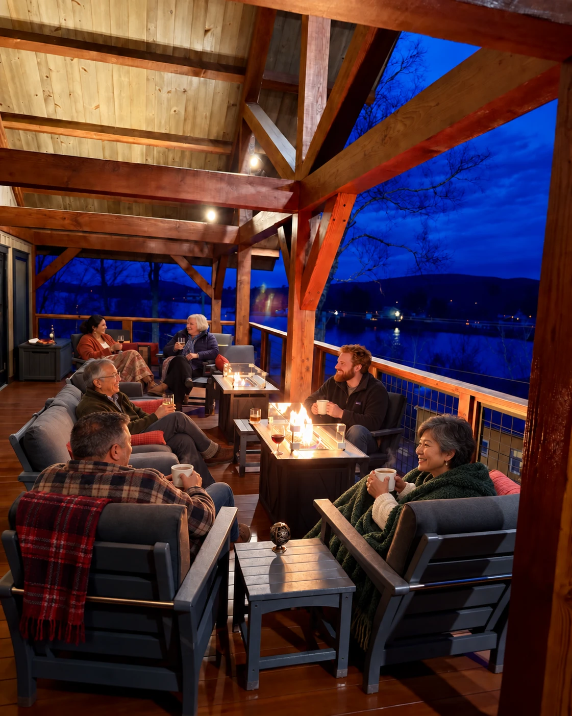 Propane & Wood Firepits